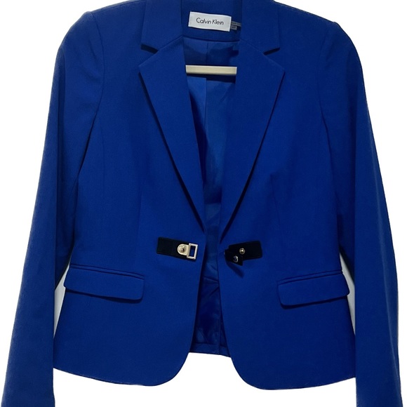 Calvin Klein Blazer Women’s Size 4P - Picture 3 of 5